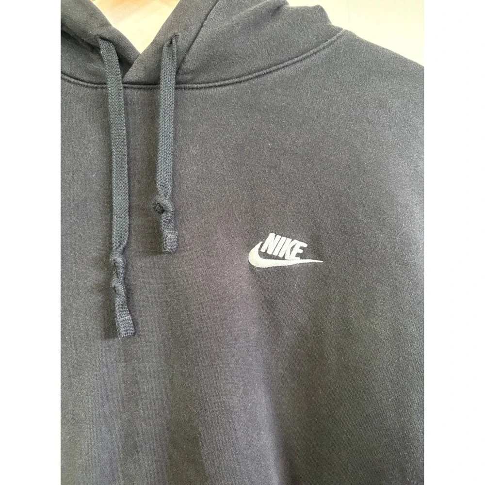 Nike Sportswear Club Fleece Hoodie Black XL BV2654-010 Mens Pullover Sweatshirt